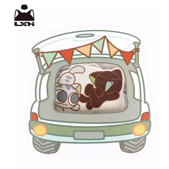 Luo Xiao Hei Nature Series Luggage Stickers, Official Authentic Merchandise
